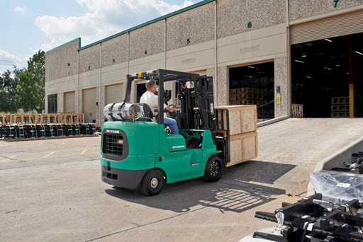 Mitsubishi FGC40K Cushion Forklift Outside